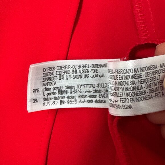 Zara small red midi dress NWOT - Picture 11 of 12